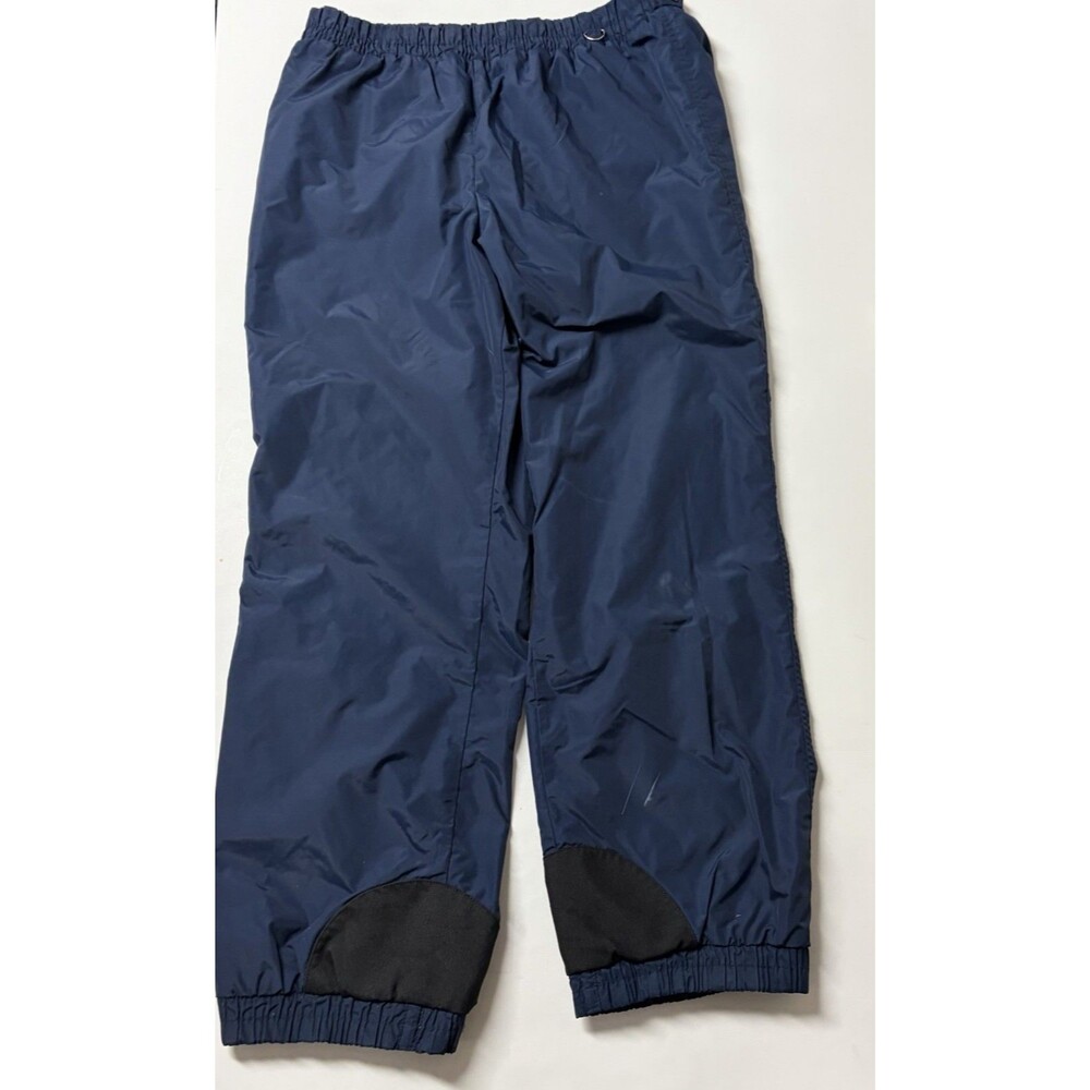 Columbia Pants Mens Large Navy Blue Outdoor Rain Wind Lined Nylon Hiking Lined